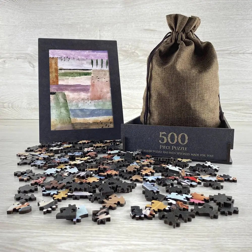 Landscape With Poplars Puzzle - PuzzlesPrint