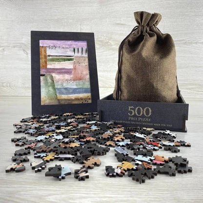 Landscape With Poplars Puzzle - PuzzlesPrint