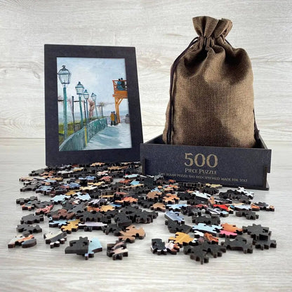 Terrace and Observation Deck at the Moulin de Blute - Fin, Montmartre Puzzle - PuzzlesPrint