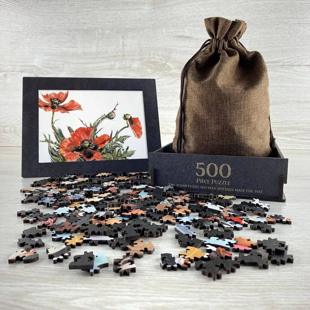 Red Poppies Puzzle - PuzzlesPrint