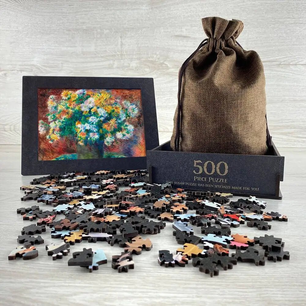 Chrysanthemums Puzzle - PuzzlesPrint