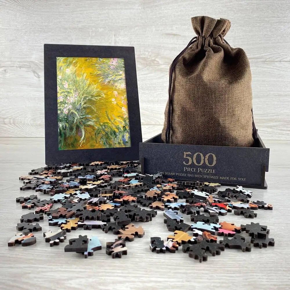 The Path through the Irises Puzzle - PuzzlesPrint