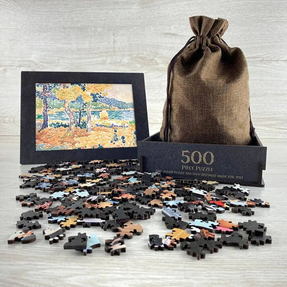 Pines on the Coastline Puzzle - PuzzlesPrint
