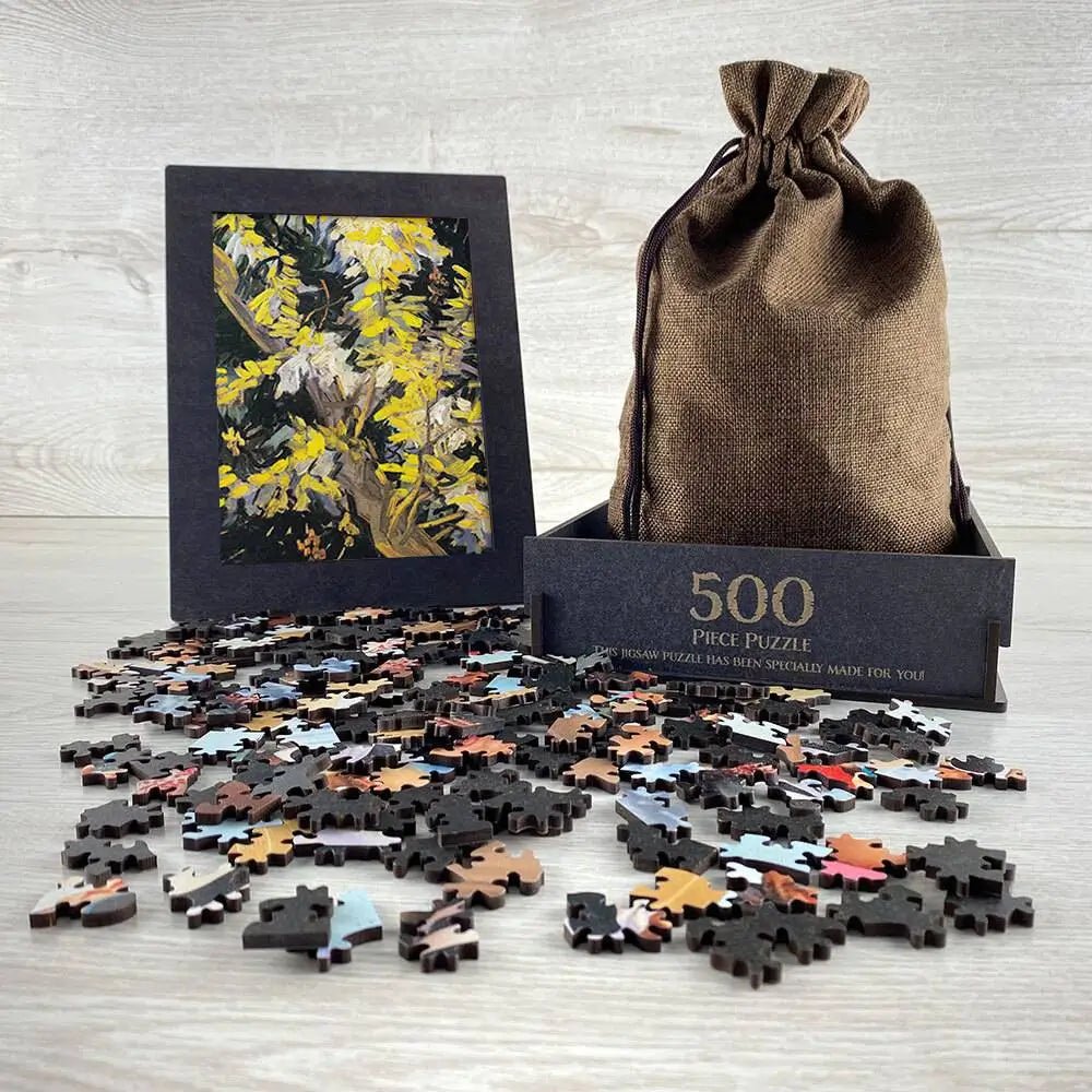 Blossoming Acacia Branches Puzzle - PuzzlesPrint
