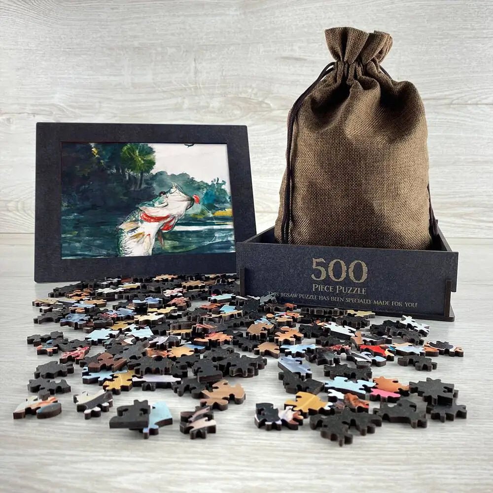 Life - Size Black Bass Puzzle - PuzzlesPrint