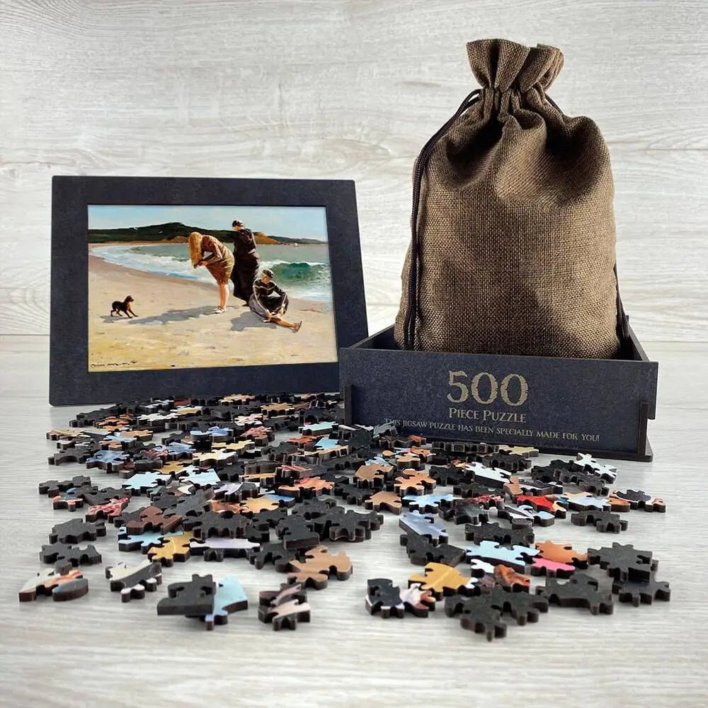 Eagle Head, Manchester, Massachusetts (High Tide) Puzzle - PuzzlesPrint