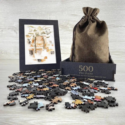 Bermuda, Houses Seen Through Trees Puzzle - PuzzlesPrint