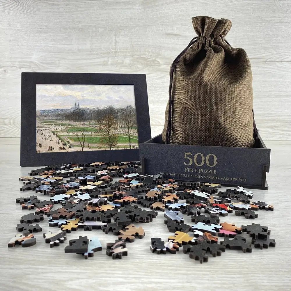 The Garden of the Tuileries on a Winter Afternoon Puzzle - PuzzlesPrint