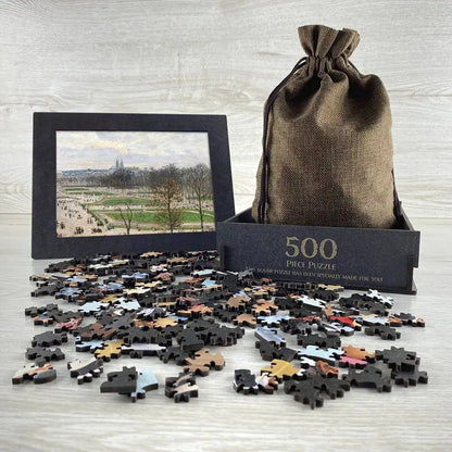 The Garden of the Tuileries on a Winter Afternoon Puzzle - PuzzlesPrint