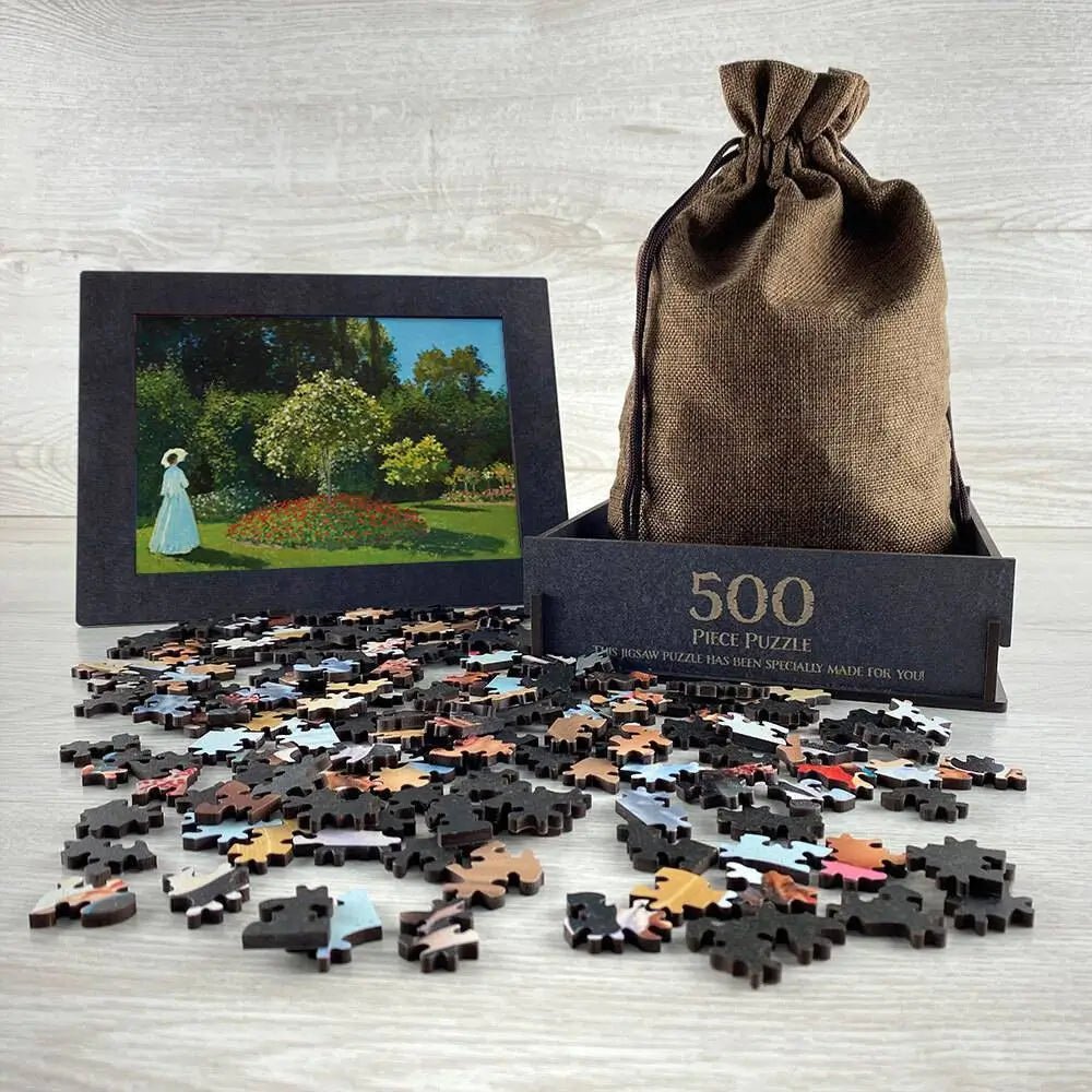 Woman in the Garden Puzzle - PuzzlesPrint