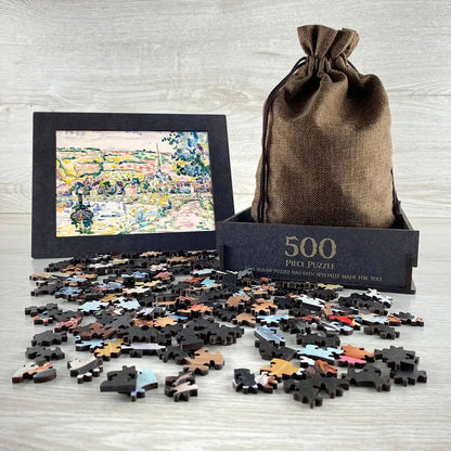 Petit Andely - The River Bank Puzzle - PuzzlesPrint