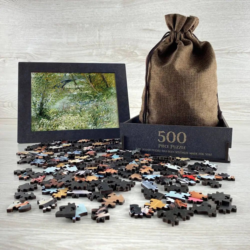 River Bank in Springtime Puzzle - PuzzlesPrint