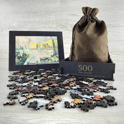 Boats at Flushing Puzzle - PuzzlesPrint