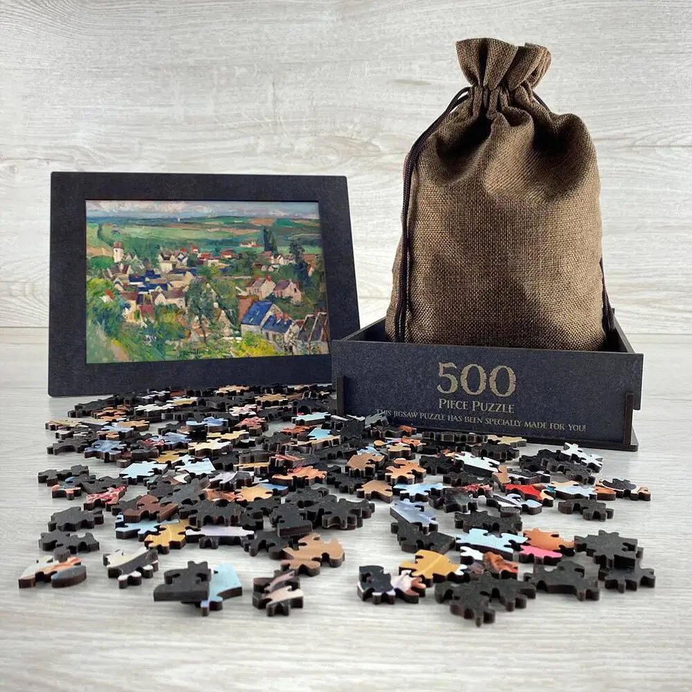 Auvers, Panoramic View Puzzle - PuzzlesPrint