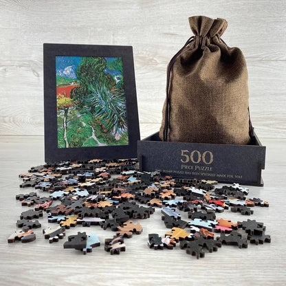 Doctor Gachet's Garden in Auvers Puzzle - PuzzlesPrint