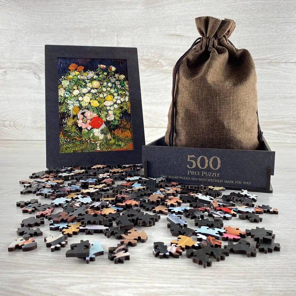 Bouquet of Flowers in a Vase Puzzle - PuzzlesPrint
