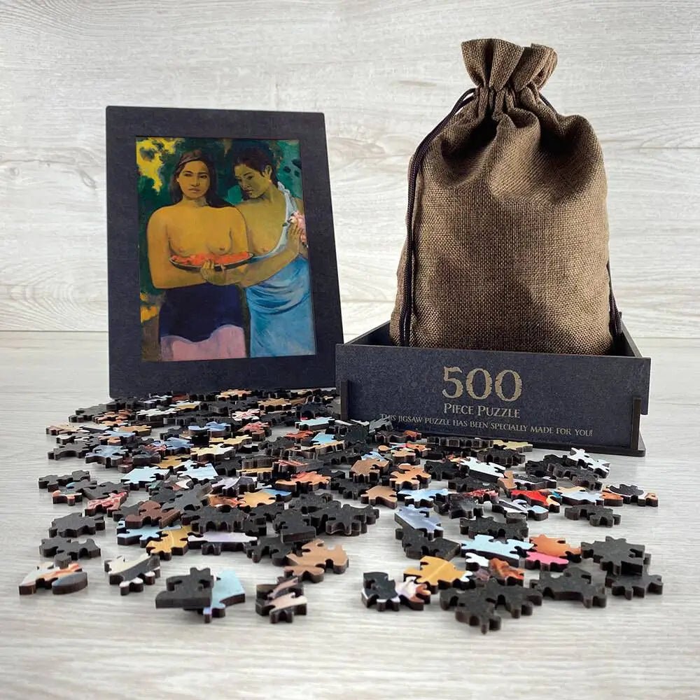Two Tahitian Women Puzzle - PuzzlesPrint