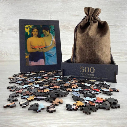 Two Tahitian Women Puzzle - PuzzlesPrint