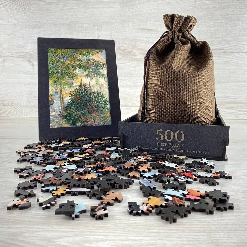 Camille Monet in the Garden at Argenteuil Puzzle - PuzzlesPrint