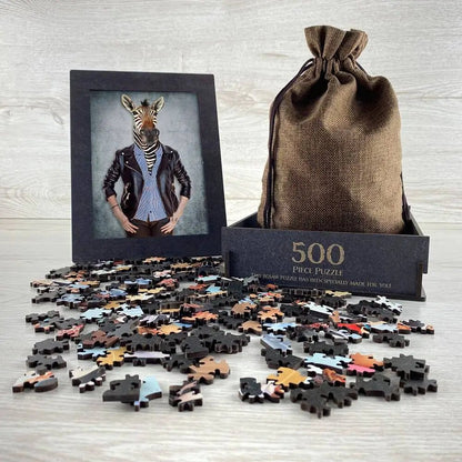 Zebra Puzzle - PuzzlesPrint