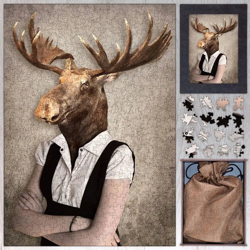 Moose Puzzle - PuzzlesPrint