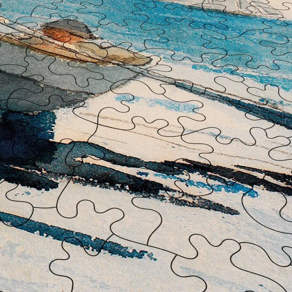 Boys in a Dory Puzzle - PuzzlesPrint