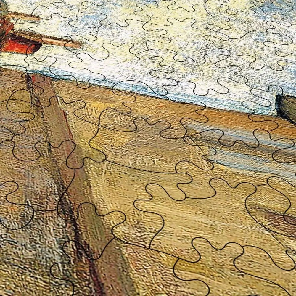 Rue Jouvenet in Rouen Puzzle - PuzzlesPrint