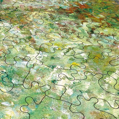 Bridge over a Pond of Water Lilies Puzzle - PuzzlesPrint