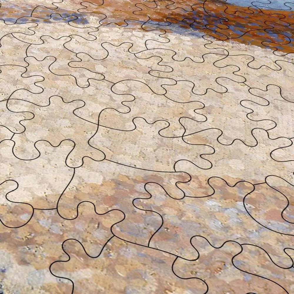 Beach at Cabasson (Baigne - Cul) Puzzle - PuzzlesPrint