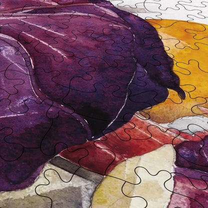 Red Cabbages, Rhubarb and Orange Puzzle - PuzzlesPrint