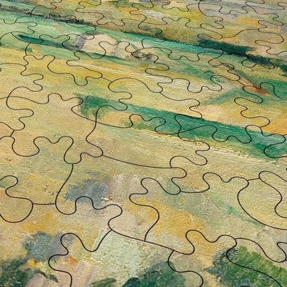 Mont Sainte - Victoire and the Viaduct of the Arc River Valley Puzzle - PuzzlesPrint