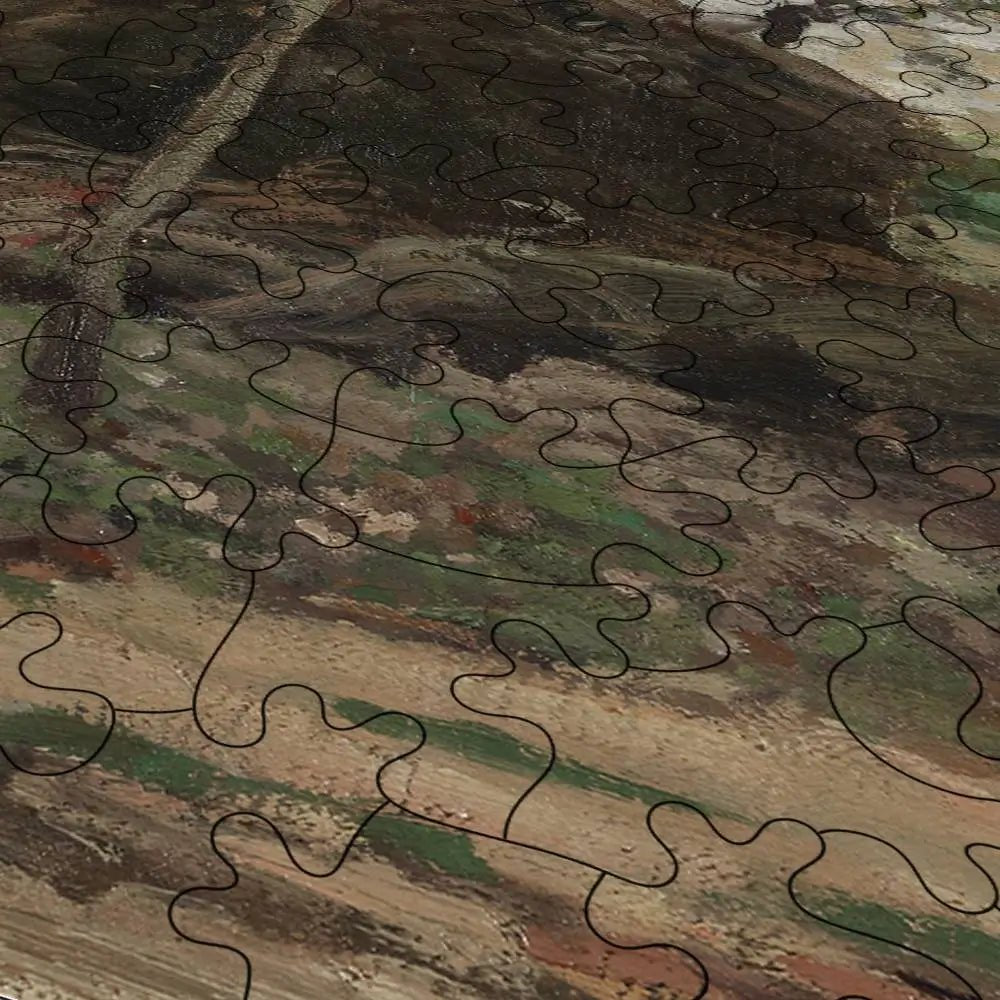 Landscape at Louveciennes (Autumn) Puzzle - PuzzlesPrint