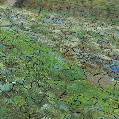 The Garden of Monet at Argenteuil Puzzle - PuzzlesPrint
