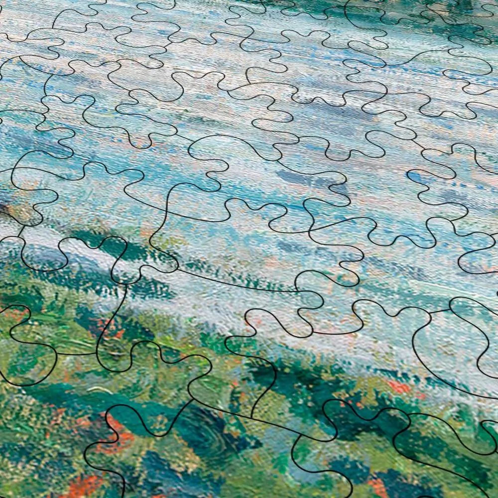 The Seine at Vétheuil Puzzle - PuzzlesPrint