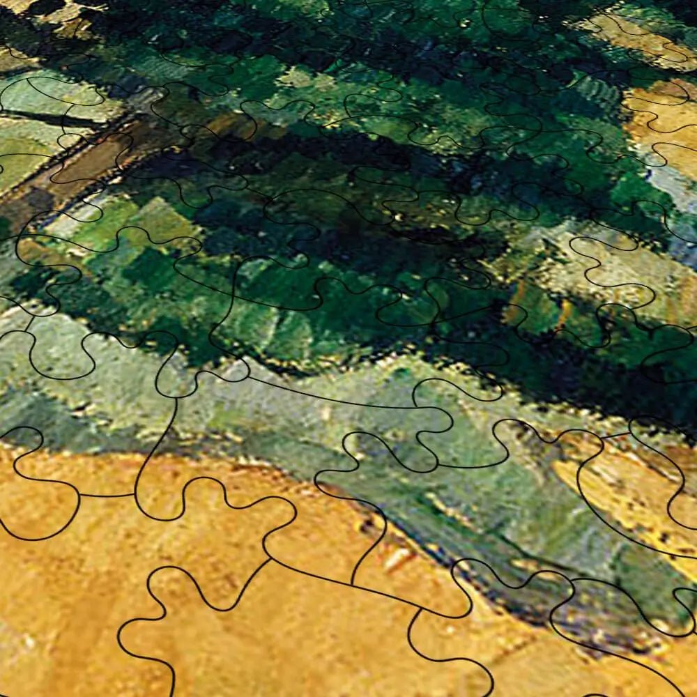 The Road Bridge at L'Estaque Puzzle - PuzzlesPrint