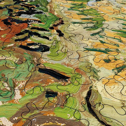 Houses and Figure Puzzle - PuzzlesPrint