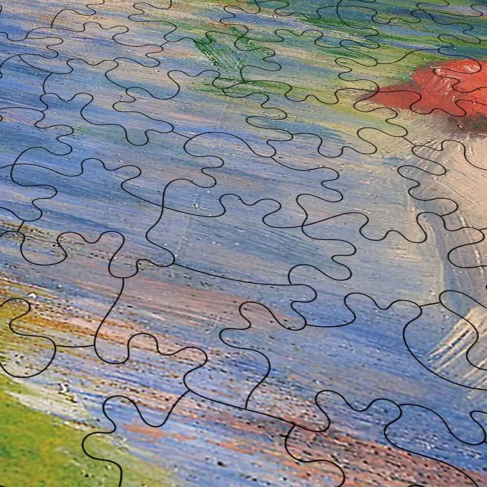 Final Study for Bathers at Asnières Puzzle - PuzzlesPrint