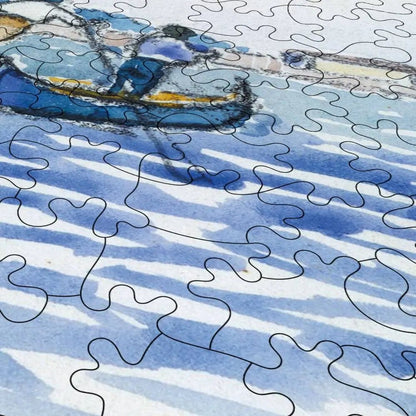 Marine Scene (Boats near Venice) Puzzle - PuzzlesPrint