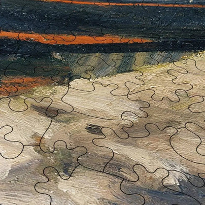 Barges at Pontoise Puzzle - PuzzlesPrint