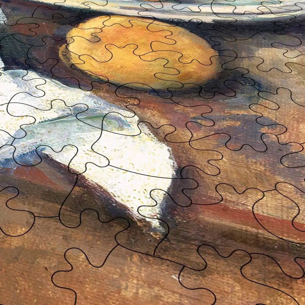 Still Life With Cherries And Peaches Puzzle - PuzzlesPrint