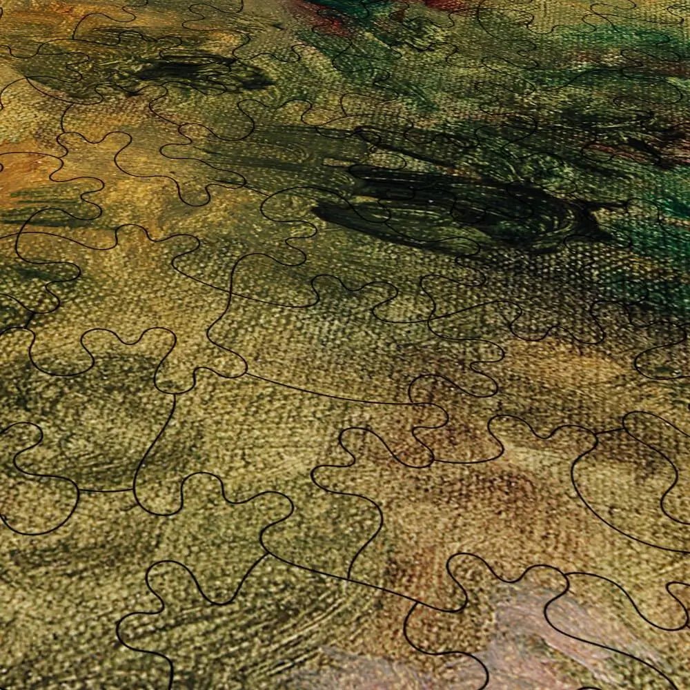 Houses in a Park Puzzle - PuzzlesPrint