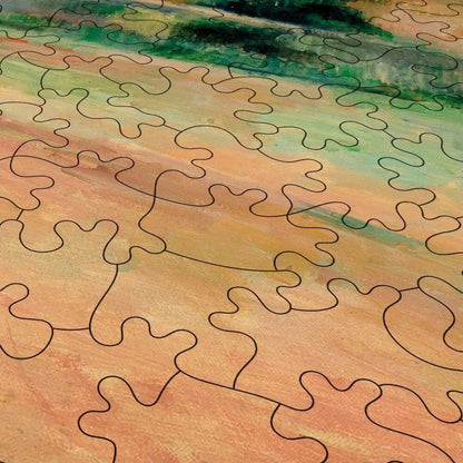 The Bellevue Plain, also called The Red Earth Puzzle - PuzzlesPrint