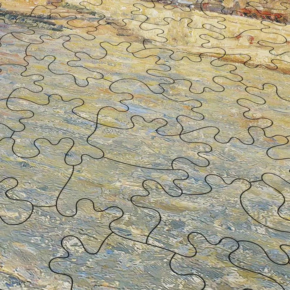 The Louvre, Morning, Sunlight Puzzle - PuzzlesPrint