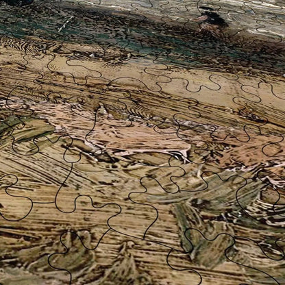 Beach at Scheveningen in Stormy Weather Puzzle - PuzzlesPrint