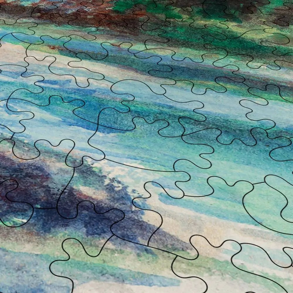 Landscape at Pont - Aven Puzzle - PuzzlesPrint