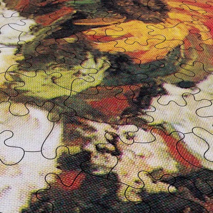 Bowl with Sunflowers, Roses and Other Flowers Puzzle - PuzzlesPrint