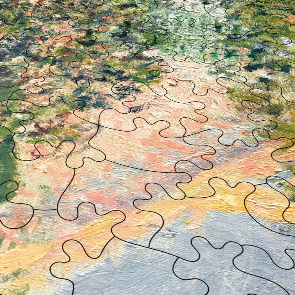 Camille Monet in the Garden at Argenteuil Puzzle - PuzzlesPrint