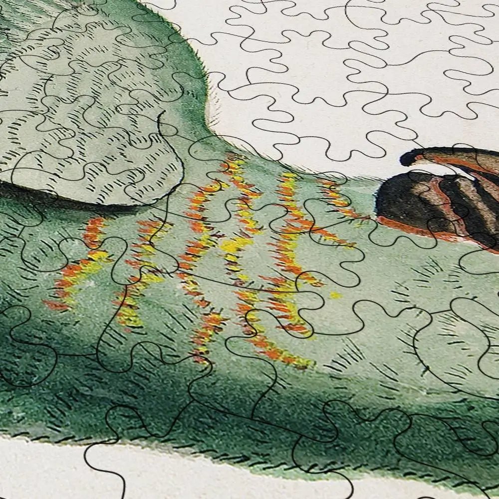 Two Parrots on a Barren Tree Puzzle - PuzzlesPrint