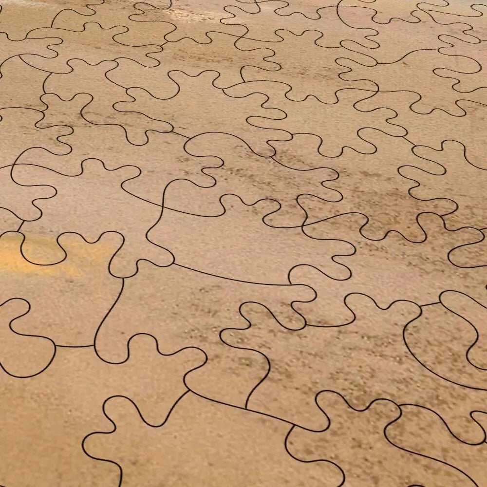 Beach at Low Tide (Mouth of the River) Puzzle - PuzzlesPrint