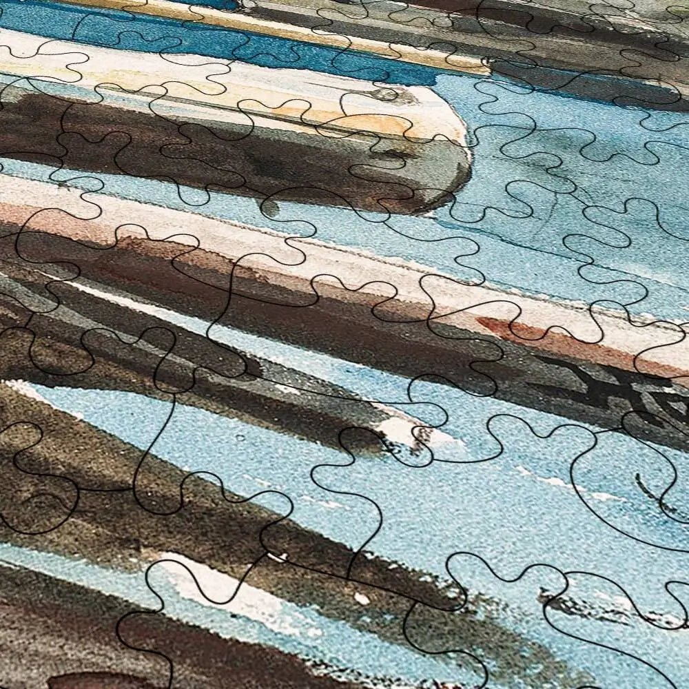 Hudson River, Logging Puzzle - PuzzlesPrint